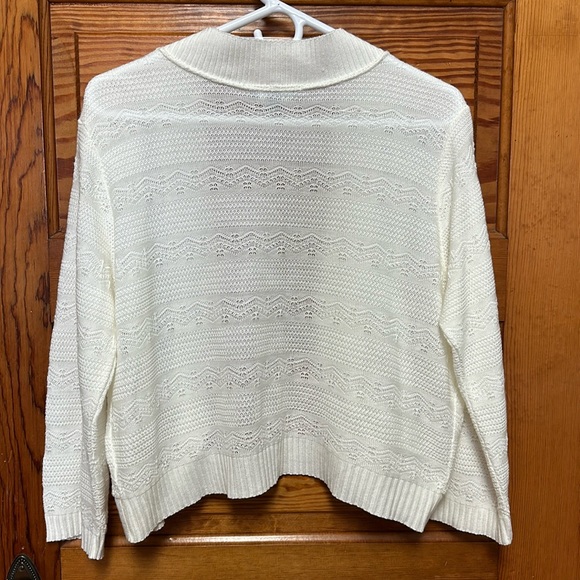 Notations women’s patterned knit long sleeve sweater size XL - Picture 2 of 6